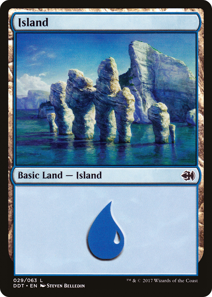 Island (DDT-029) - Duel Decks: Merfolk vs. Goblins - Premium MTG Single from Wizards of the Coast - Just $0.08! Shop now at Game Crave Tournament Store