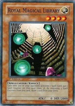 Royal Magical Library (SD6-EN010) - Structure Deck: Spellcaster's Judgment 1st Edition - Premium Yugioh Single from Konami - Just $0.11! Shop now at Game Crave Tournament Store