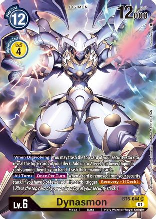 Dynasmon (Alternate Art) (BT6-044) - Double Diamond Foil - Premium Digimon Single from Bandai - Just $3.17! Shop now at Game Crave Tournament Store