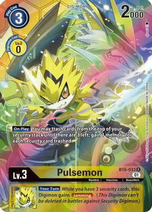 Game Crave Tournament Store - Pulsemon (Alternate Art) (BT6-033) - Double Diamond Foil Game Crave Tournament Store - Pulsemon (Alternate Art) (BT6-033) - Double Diamond Foil