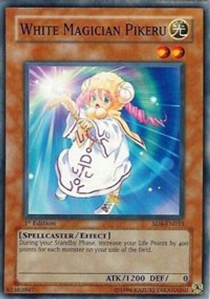 White Magician Pikeru (SD6-EN013) - Structure Deck: Spellcaster's Judgment 1st Edition - Premium Yugioh Single from Konami - Just $0.08! Shop now at Game Crave Tournament Store