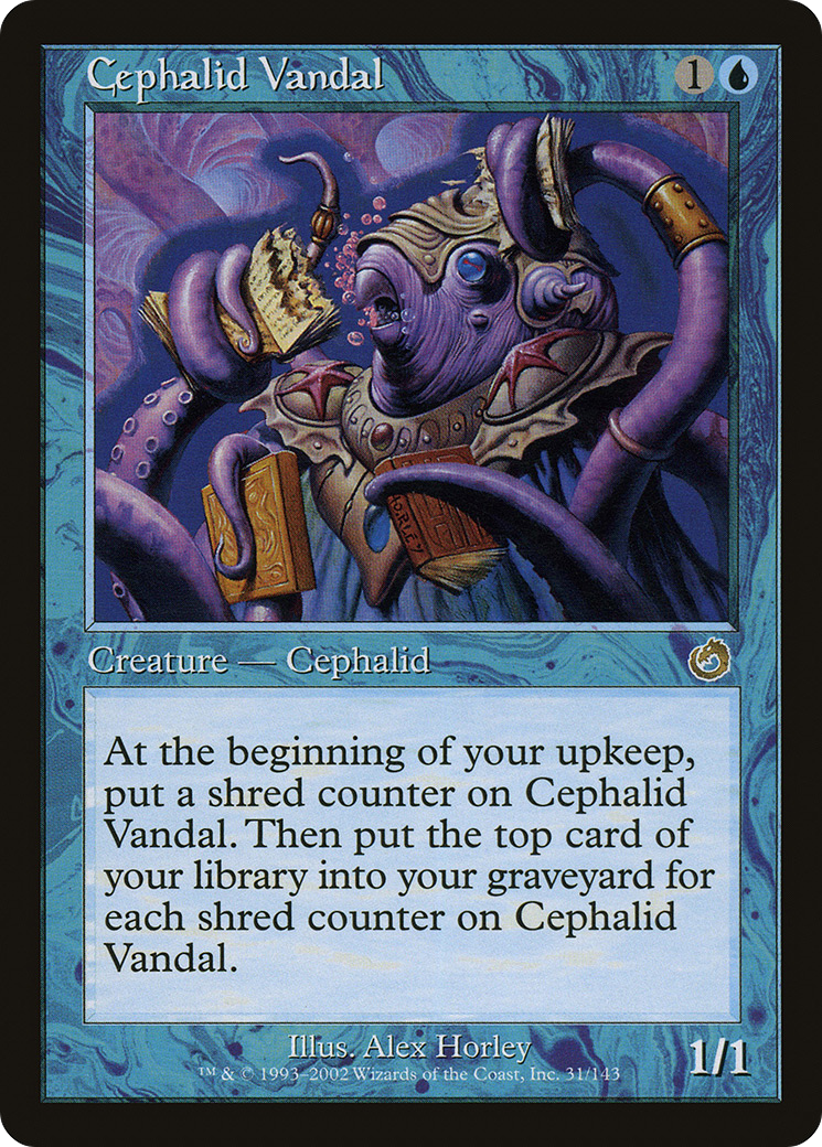 Cephalid Vandal (TOR-031) - Torment Foil - Premium MTG Single from Wizards of the Coast - Just $9.45! Shop now at Game Crave Tournament Store