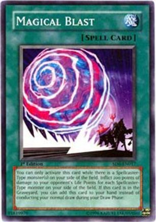 Magical Blast (SD6-EN017) - Structure Deck: Spellcaster's Judgment Unlimited - Premium Yugioh Single from Konami - Just $0.08! Shop now at Game Crave Tournament Store