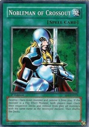 Nobleman of Crossout (SD6-EN019) - Structure Deck: Spellcaster's Judgment Unlimited - Premium Yugioh Single from Konami - Just $0.77! Shop now at Game Crave Tournament Store