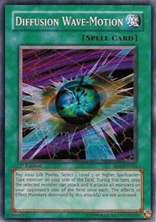 Diffusion Wave-Motion (SD6-EN024) - Structure Deck: Spellcaster's Judgment Unlimited - Premium Yugioh Single from Konami - Just $0.08! Shop now at Game Crave Tournament Store