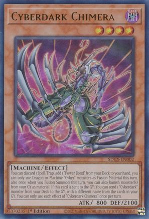 Cyberdark Chimera (SDCS-EN002) - Structure Deck: Cyber Strike Unlimited - Premium Yugioh Single from Konami - Just $0.08! Shop now at Game Crave Tournament Store