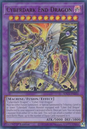 Cyberdark End Dragon (SDCS-EN044) - Structure Deck: Cyber Strike 1st Edition - Premium Yugioh Single from Konami - Just $0.08! Shop now at Game Crave Tournament Store