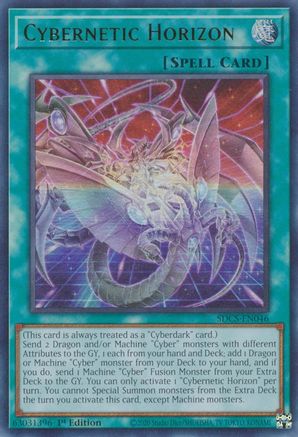 Cybernetic Horizon (SDCS-EN046) - Structure Deck: Cyber Strike 1st Edition - Premium Yugioh Single from Konami - Just $0.25! Shop now at Game Crave Tournament Store