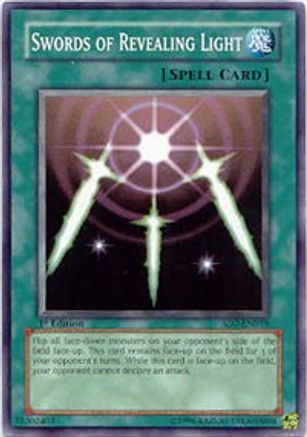 Swords of Revealing Light (SD7-EN019) - Structure Deck: Invincible Fortress Unlimited - Premium Yugioh Single from Konami - Just $0.29! Shop now at Game Crave Tournament Store