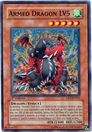 Armed Dragon LV5 (DP2-EN011) - Duelist Pack 2: Chazz Princeton Unlimited - Premium Yugioh Single from Konami - Just $0.25! Shop now at Game Crave Tournament Store