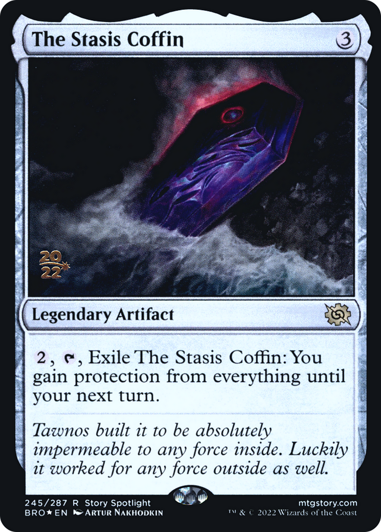 The Stasis Coffin (PBRO-245S) - The Brothers' War Promos Foil - Premium MTG Single from Wizards of the Coast - Just $0.23! Shop now at Game Crave Tournament Store