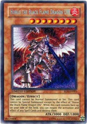 Horus The Black Flame Dragon LV8 (EEN-ENSE1) - Elemental Energy Limited - Premium Yugioh Single from Konami - Just $11.18! Shop now at Game Crave Tournament Store