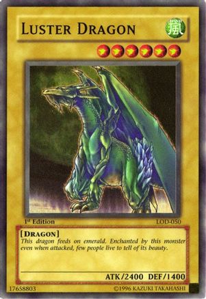 Luster Dragon (LOD-050) - Legacy of Darkness Unlimited - Premium Yugioh Single from Konami - Just $1.02! Shop now at Game Crave Tournament Store