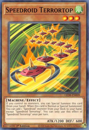 Speedroid Terrortop (LED8-EN009) - Legendary Duelists: Synchro Storm 1st Edition - Premium Yugioh Single from Konami - Just $0.55! Shop now at Game Crave Tournament Store