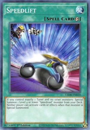 Speedlift (LED8-EN020) - Legendary Duelists: Synchro Storm 1st Edition - Premium Yugioh Single from Konami - Just $0.25! Shop now at Game Crave Tournament Store