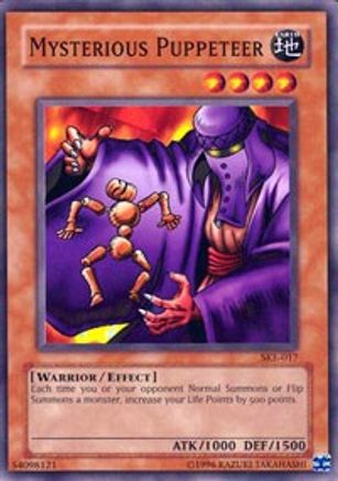 Mysterious Puppeteer (SKE-017) - Starter Deck: Kaiba Evolution Unlimited - Premium Yugioh Single from Konami - Just $0.25! Shop now at Game Crave Tournament Store
