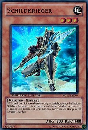 Shield Warrior (German) - "Schildkrieger" (AC11-DE007) - Advent Calendar 2011 (Adventskalender) Limited - Premium Yugioh Single from Konami - Just $3.19! Shop now at Game Crave Tournament Store