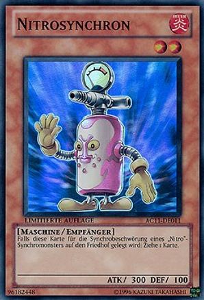 Nitro Synchron (German) - "Nitrosynchron" (AC11-DE011) - Advent Calendar 2011 (Adventskalender) Limited - Premium Yugioh Single from Konami - Just $0.39! Shop now at Game Crave Tournament Store