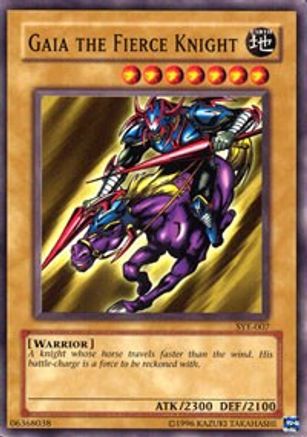 Gaia The Fierce Knight (SYE-007) - Starter Deck: Yugi Evolution 1st Edition - Premium Yugioh Single from Konami - Just $0.43! Shop now at Game Crave Tournament Store