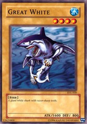 Great White (SYE-009) - Starter Deck: Yugi Evolution 1st Edition - Premium Yugioh Single from Konami - Just $0.46! Shop now at Game Crave Tournament Store