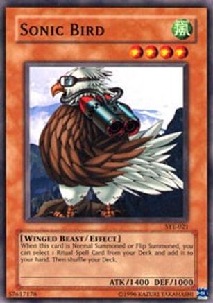 Sonic Bird (SYE-021) - Starter Deck: Yugi Evolution 1st Edition - Premium Yugioh Single from Konami - Just $0.26! Shop now at Game Crave Tournament Store