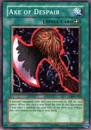 Axe of Despair (SYE-035) - Starter Deck: Yugi Evolution 1st Edition - Premium Yugioh Single from Konami - Just $0.56! Shop now at Game Crave Tournament Store