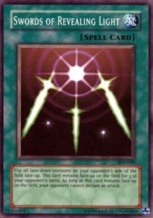 Swords of Revealing Light (SYE-039) - Starter Deck: Yugi Evolution 1st Edition - Premium Yugioh Single from Konami - Just $0.36! Shop now at Game Crave Tournament Store