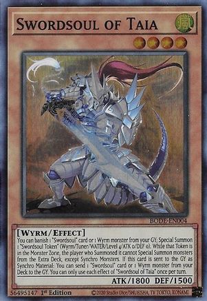 Swordsoul of Taia (BODE-EN004) - Burst of Destiny 1st Edition - Premium Yugioh Single from Konami - Just $0.08! Shop now at Game Crave Tournament Store