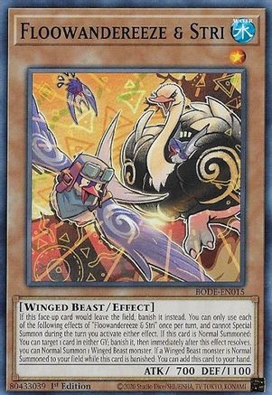Floowandereeze & Stri (BODE-EN015) - Burst of Destiny 1st Edition - Premium Yugioh Single from Konami - Just $0.25! Shop now at Game Crave Tournament Store