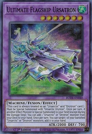 Ultimate Flagship Ursatron (BODE-EN040) - Burst of Destiny 1st Edition - Premium Yugioh Single from Konami - Just $0.25! Shop now at Game Crave Tournament Store