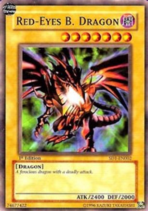 Red-Eyes B. Dragon (SD1-EN002) - Structure Deck: Dragon's Roar Unlimited - Premium Yugioh Single from Konami - Just $0.08! Shop now at Game Crave Tournament Store