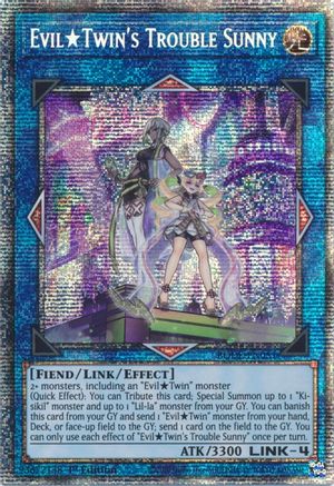 Evil Twin's Trouble Sunny (Starlight Rare) (BODE-EN051) - Burst of Destiny 1st Edition - Premium Yugioh Single from Konami - Just $98.27! Shop now at Game Crave Tournament Store