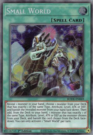 Small World (BODE-EN069) - Burst of Destiny 1st Edition - Premium Yugioh Single from Konami - Just $0.37! Shop now at Game Crave Tournament Store