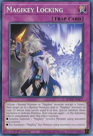Magikey Locking (BODE-EN077) - Burst of Destiny 1st Edition - Premium Yugioh Single from Konami - Just $0.25! Shop now at Game Crave Tournament Store