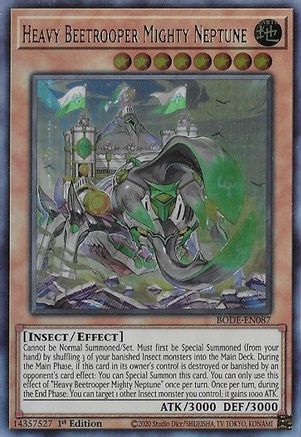 Heavy Beetrooper Mighty Neptune (BODE-EN087) - Burst of Destiny 1st Edition - Premium Yugioh Single from Konami - Just $0.25! Shop now at Game Crave Tournament Store