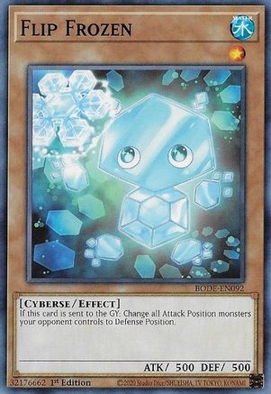 Flip Frozen (BODE-EN092) - Burst of Destiny 1st Edition - Premium Yugioh Single from Konami - Just $0.25! Shop now at Game Crave Tournament Store