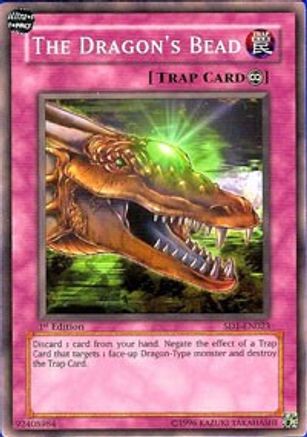The Dragon's Bead (SD1-EN023) - Structure Deck: Dragon's Roar 1st Edition - Premium Yugioh Single from Konami - Just $0.25! Shop now at Game Crave Tournament Store