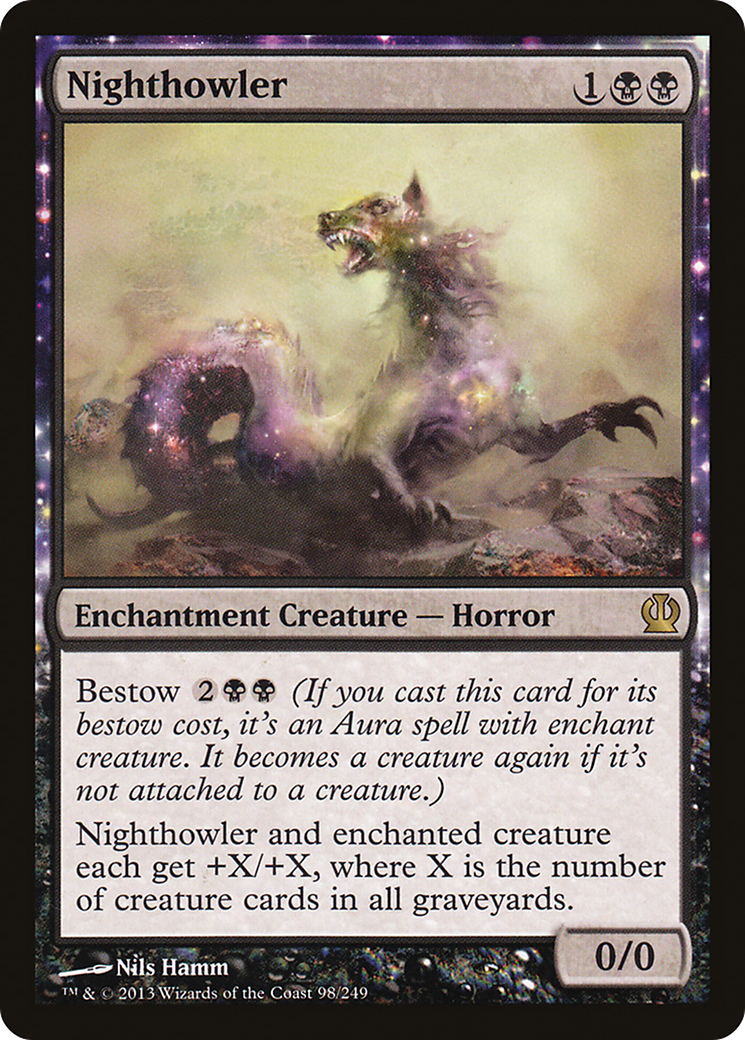 Nighthowler (THS-098) - Theros: (nyxtouched) - Premium MTG Single from Wizards of the Coast - Just $0.25! Shop now at Game Crave Tournament Store