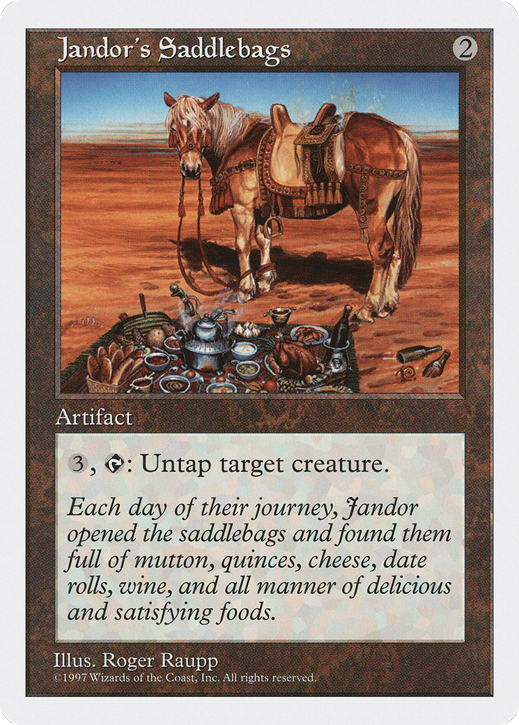 Jandor's Saddlebags (5ED-383) - Fifth Edition - Premium MTG Single from Wizards of the Coast - Just $0.13! Shop now at Game Crave Tournament Store