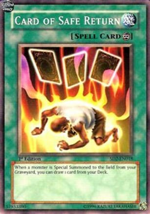 Game Crave Tournament Store - Card of Safe Return (SD2-EN018)