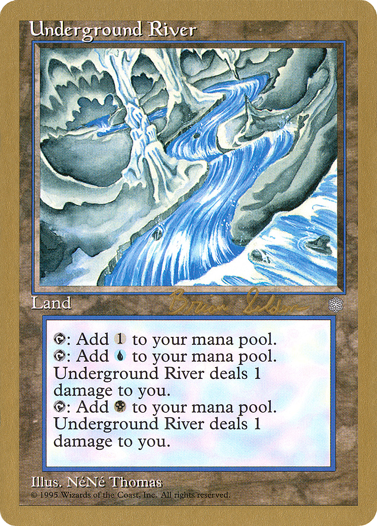 Underground River (WC98-BS362) - World Championship Decks 1998 - Premium MTG Single from Wizards of the Coast - Just $2.88! Shop now at Game Crave Tournament Store