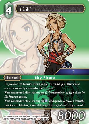 Vaan (CRYSTAL DOMINION) Foil - Premium Final Fantasy Single from Crystal Dominion - Just $0.83! Shop now at Game Crave Tournament Store