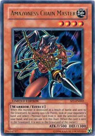Amazoness Chain Master (SP1-EN002) - Sneak Preview Series 1 Limited - Premium Yugioh Single from Konami - Just $3.85! Shop now at Game Crave Tournament Store