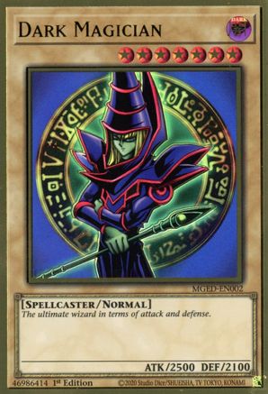 Dark Magician (MGED-EN002) - Maximum Gold: El Dorado 1st Edition - Premium Yugioh Single from Konami - Just $0.45! Shop now at Game Crave Tournament Store