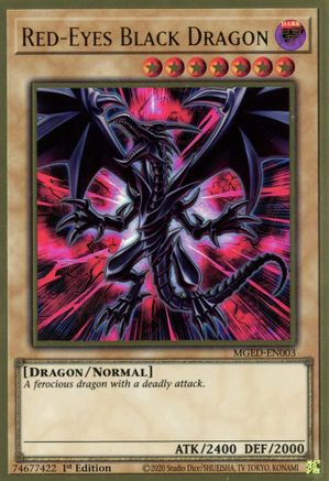 YuGiOh Maximum Gold: El Dorado Premium Gold Rare Red-Eyes Black Dragon Mged-en003 YuGiOh Maximum Gold: El Dorado Premium Gold Rare Red-Eyes Black Dragon Mged-en003