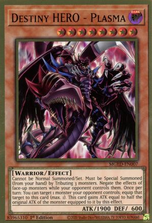 Destiny HERO - Plasma (MGED-EN007) - Maximum Gold: El Dorado 1st Edition - Premium Yugioh Single from Konami - Just $0.30! Shop now at Game Crave Tournament Store