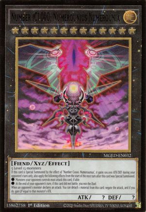 Number iC1000: Numerounius Numerounia (MGED-EN032) - Maximum Gold: El Dorado 1st Edition - Premium Yugioh Single from Konami - Just $0.28! Shop now at Game Crave Tournament Store