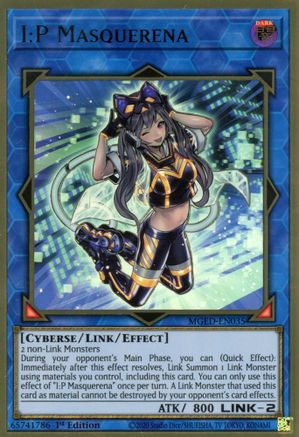 I:P Masquerena (MGED-EN035) - Maximum Gold: El Dorado 1st Edition - Premium Yugioh Single from Konami - Just $2.50! Shop now at Game Crave Tournament Store