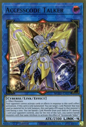 Accesscode Talker (MGED-EN037) - Maximum Gold: El Dorado 1st Edition - Premium Yugioh Single from Konami - Just $3.62! Shop now at Game Crave Tournament Store