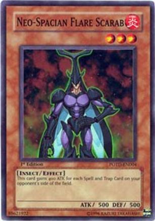 Neo-Spacian Flare Scarab (POTD-EN004) - Power of the Duelist 1st Edition - Premium Yugioh Single from Konami - Just $0.95! Shop now at Game Crave Tournament Store